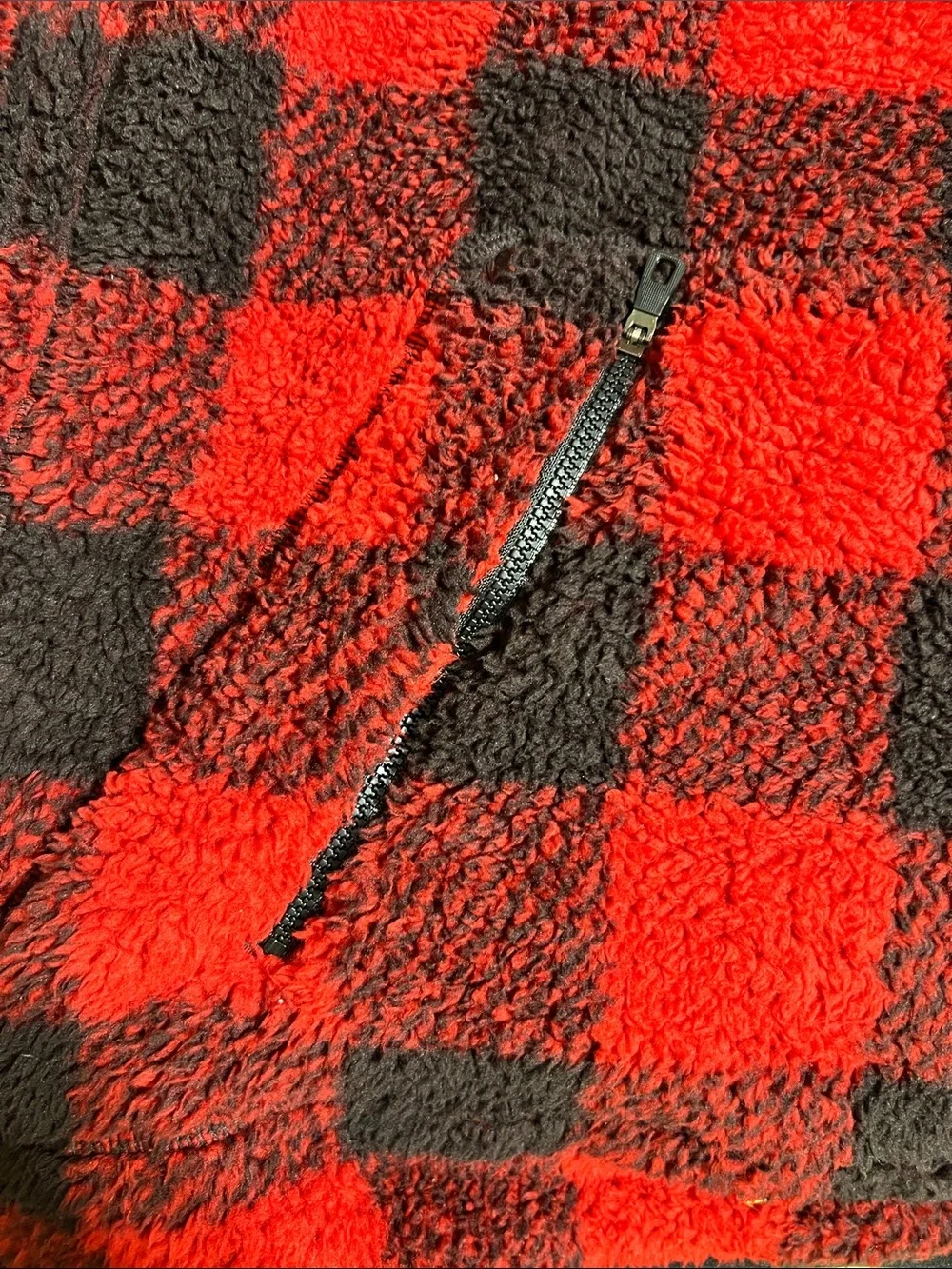 Polo Ralph Lauren Buffalo Plaid Sherpa Fleece Zip Hoodie